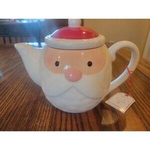 Santa Teapot Hallmark Hot Cocoa Pot Choco-pot